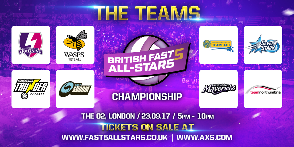 TEAM NORTHUMBRIA COMPLETE BRITISH FAST5 ALL-STARS CHAMPIONSHIP LINE-UP